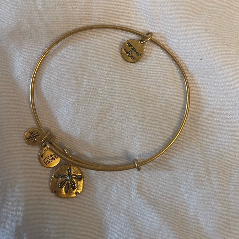 Alex and Ani sand dollar bracelet